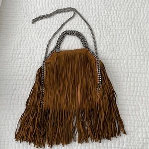 Stella McCartney mini Falabella fringed tote